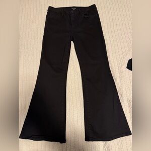 Good American Black Flare Jeans